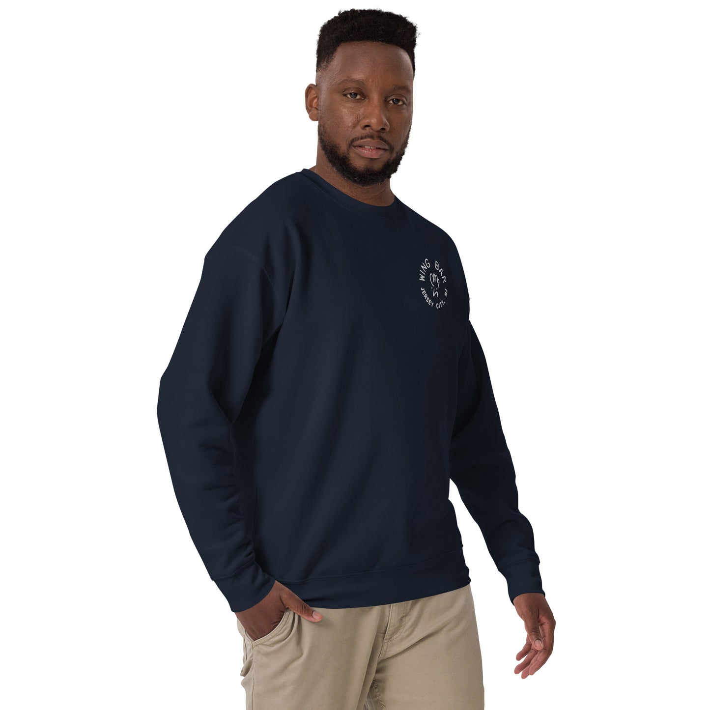 Unisex Premium Sweatshirt with Embroidered Logo