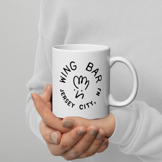 White Birdie Mug